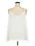 Torrid 100% Polyester Ivory Sleeveless Blouse Size 4X Plus (4) - photo 2
