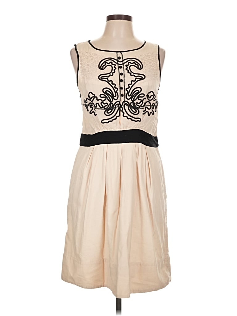 Pre-owned Leifnotes Casual Dress In Ivory