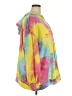 Shein 100% Polyester Tie-dye Pink Poncho Size 24 - 26 - photo 4