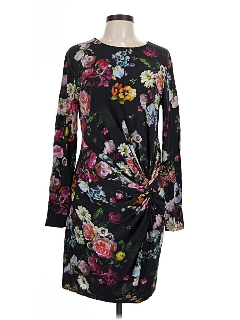 Pre-owned Ted Baker Casual Dress In Black