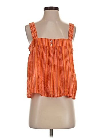 Red Carter Sleeveless Blouse (view 1)