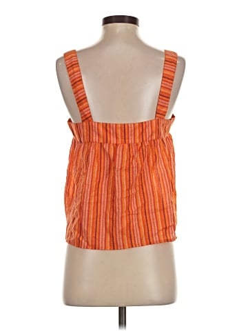 Red Carter Sleeveless Blouse (view 2)
