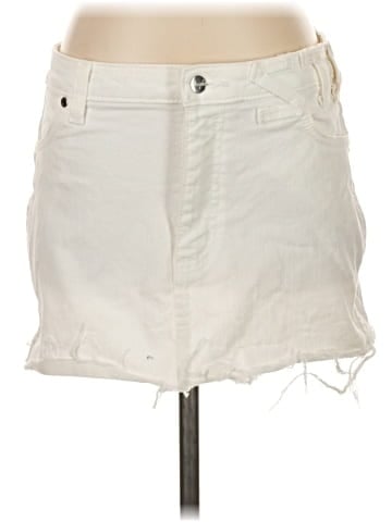 Wrangler x Staud Denim Skirt (view 1)