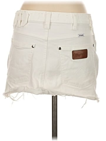Wrangler x Staud Denim Skirt (view 2)