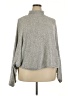 Pilcro Stripes Solid Gray Long Sleeve Top Size 2X - photo 1