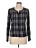 William Rast Gray Long Sleeve Blouse Size L - photo 1