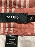 Torrid 100% Polyester Stripes Brown Shorts Size 16 Plus - photo 3