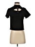 Hot Topic Black Short Sleeve Top Size S - photo 1