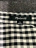 Madewell 100% Cotton Houndstooth Black Gingham-Play Button-Down Shirt Size XS - photo 7