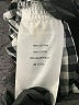 Madewell 100% Cotton Houndstooth Black Gingham-Play Button-Down Shirt Size XS - photo 8