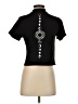 Hot Topic Black Short Sleeve Top Size S - photo 2