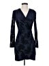 Aqua 100% Polyester Paisley Blue Cocktail Dress Size XS - photo 1