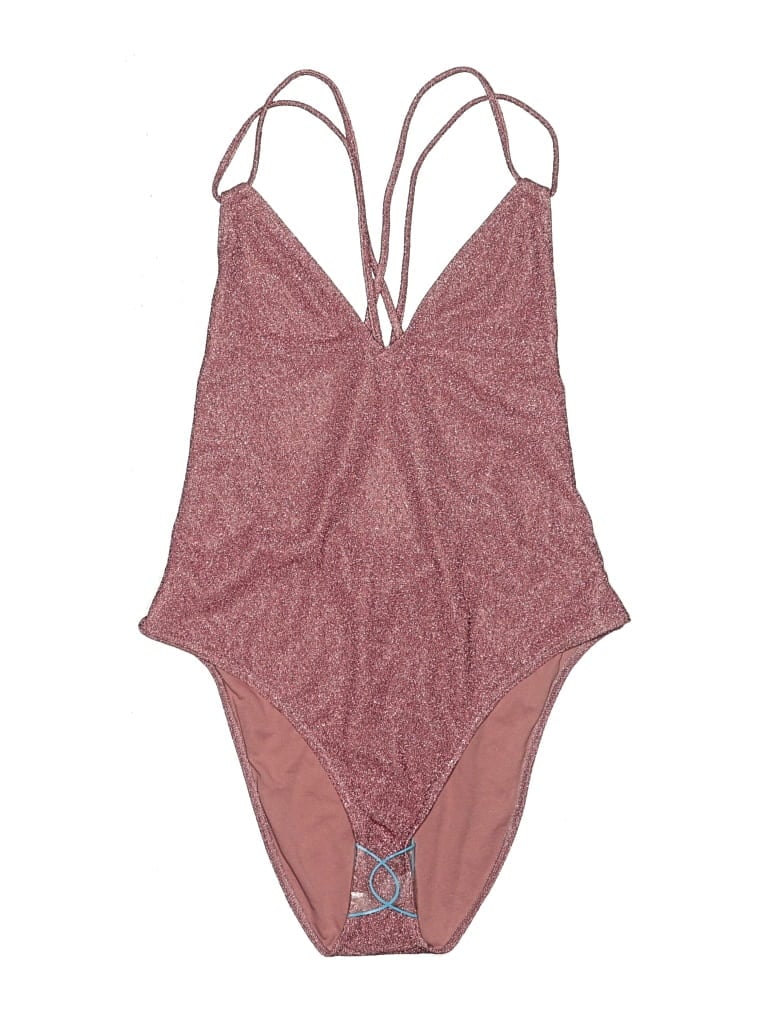 Asos Design Bodysuit In Pink