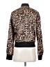 City Streets 100% Polyester Animal Print Gold Jacket Size S - photo 2