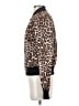 City Streets 100% Polyester Animal Print Gold Jacket Size S - photo 5