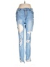 Wax Jean Hearts Blue Jeans Size 9 - photo 1