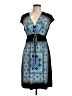 En Focus Studio Graphic Blue Casual Dress Size 10 - photo 1
