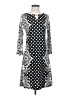 Haani Polka Dots Black Casual Dress Size S - photo 1