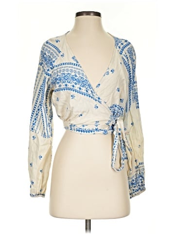 Maison d' Amelie 3/4 Sleeve Blouse (view 1)