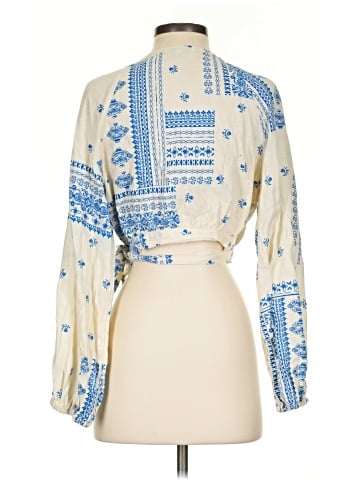 Maison d' Amelie 3/4 Sleeve Blouse (view 2)
