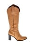 Franco Sarto 100% Leather Tan Boots Size 7 1/2 - photo 1