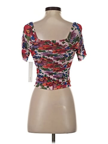 Aqua Short Sleeve Top (view 2)