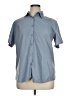 Assorted Brands Blue Short Sleeve Blouse Size XL - photo 1