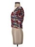 Aqua 100% Polyester Pink Short Sleeve Top Size XS - photo 5