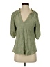 Blu Pepper Green 3/4 Sleeve Blouse Size S - photo 1