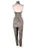 H&M 100% Viscose Paisley Gray Jumpsuit Size 8 - photo 2