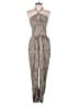 H&M 100% Viscose Paisley Gray Jumpsuit Size 8 - photo 1