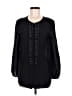 Gerard Darel Black Long Sleeve Blouse Size 6 (38) - photo 1