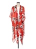 Lane Bryant 100% Polyester Red Kimono One size (estimated) - photo 1