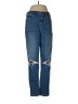 American Eagle Outfitters Argyle Blue Jeans Size 6 - photo 1