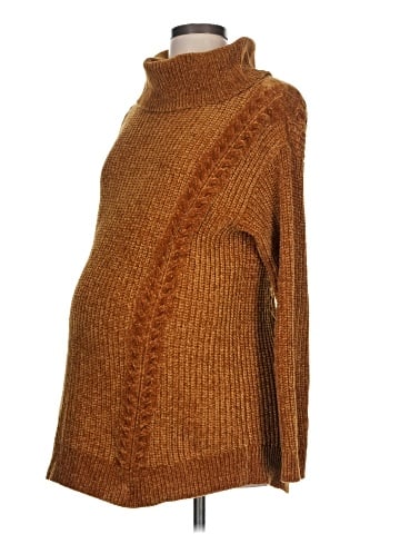 Isabel Maternity Turtleneck Sweater (view 1)