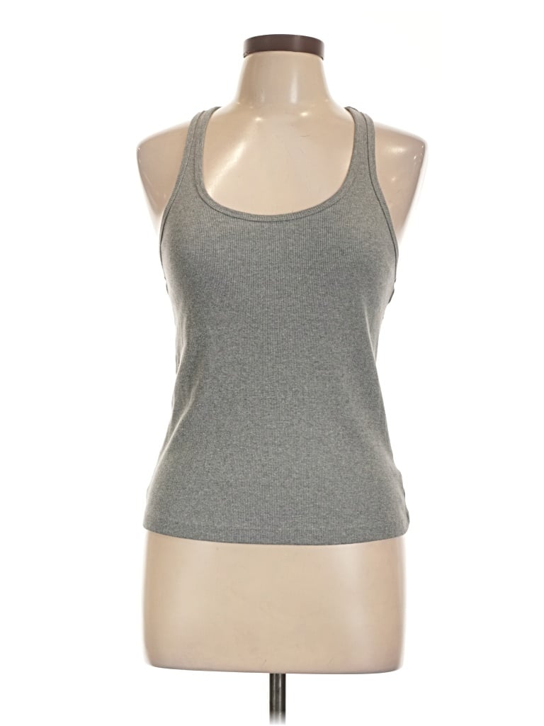 Pre-owned Wild Fable Tank Top Gray Halter Neckline Tops