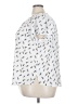 Fun2Fun 100% Polyester Print White Short Sleeve Blouse Size 3X - photo 5