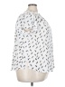 Fun2Fun 100% Polyester Print White Short Sleeve Blouse Size 3X - photo 4