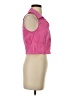 Monrow Pink Sleeveless Button-Down Shirt Size S - photo 4