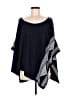 Sandro Blue Poncho One size - photo 1