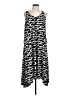 Rafaella Graphic Black Casual Dress Size L (petite) - photo 1