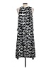 Rafaella Graphic Black Casual Dress Size L (petite) - photo 2