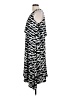 Rafaella Graphic Black Casual Dress Size L (petite) - photo 5