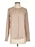 Ann Taylor 100% Polyester Polka Dots Tan Long Sleeve Blouse Size 2 - photo 1