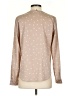 Ann Taylor 100% Polyester Polka Dots Tan Long Sleeve Blouse Size 2 - photo 2