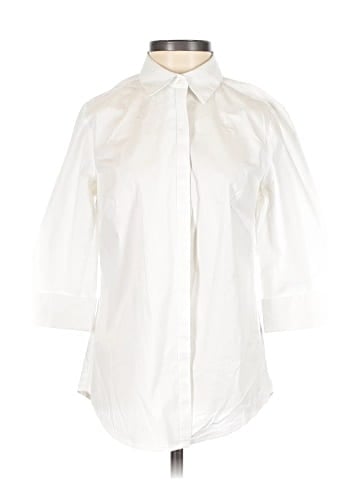 Liz Claiborne Career 3/4 Sleeve Button-Down Shirt (view 1)