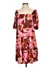 Assorted Brands Print Pink Casual Dress Size S - photo 1