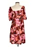 Assorted Brands Print Pink Casual Dress Size S - photo 2