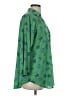 CAbi 100% Polyester Green 3/4 Sleeve Blouse Size S - photo 4