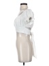 Lyaner 100% Polyester White Short Sleeve Blouse Size S - photo 5